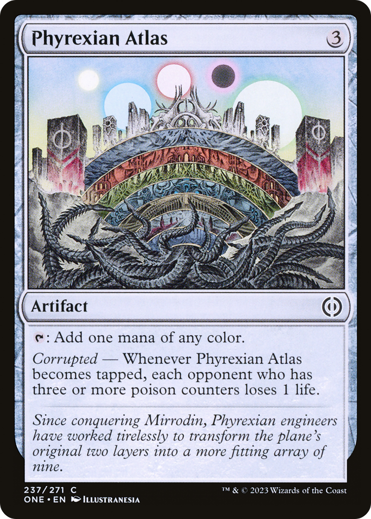 Phyrexian Atlas (237) [Phyrexia: All Will Be One] - Deck Out Gaming