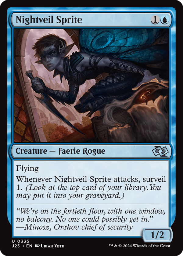 Nightveil Sprite (335) [Foundations Jumpstart] - Deck Out Gaming