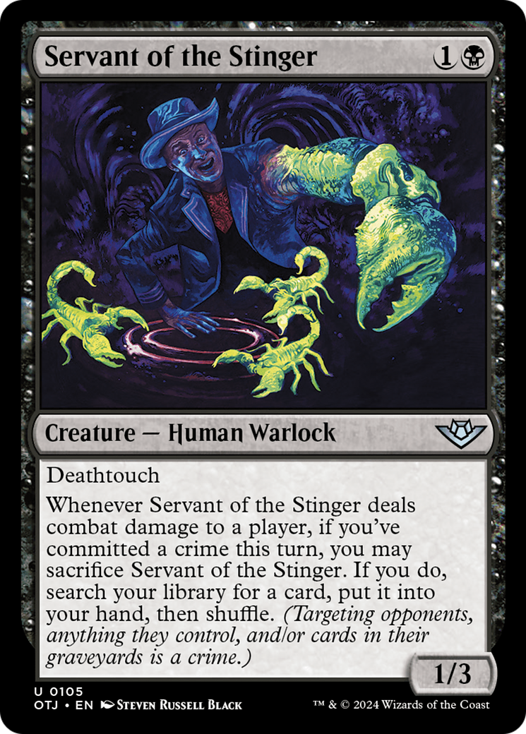 Servant of the Stinger (105) [Outlaws of Thunder Junction] - Deck Out Gaming