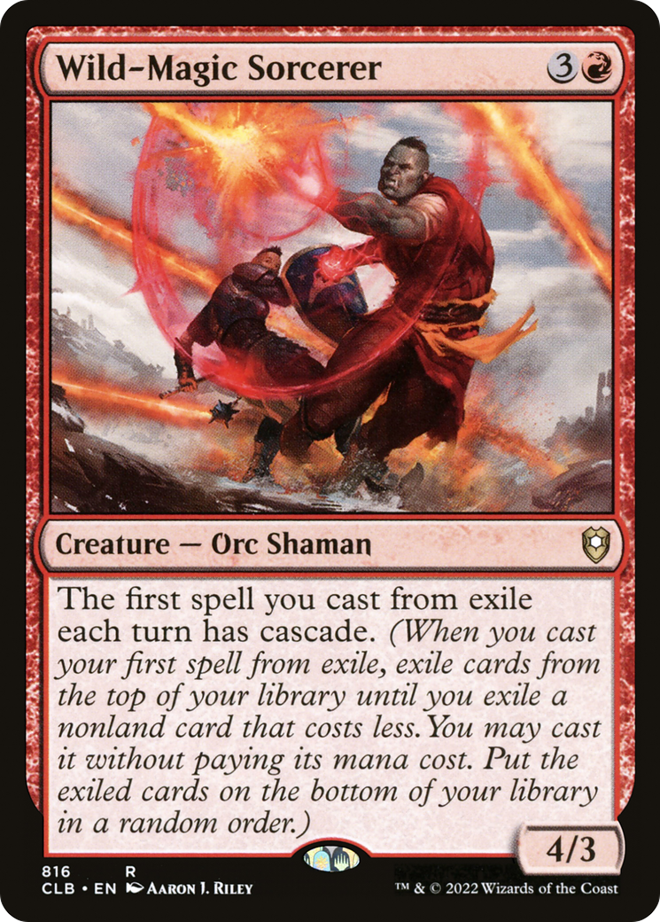 Wild-Magic Sorcerer (816) [Commander Legends: Battle for Baldur's Gate] - Deck Out Gaming