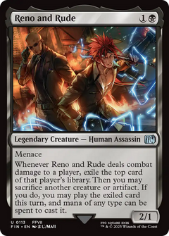 Reno and Rude (113) [FINAL FANTASY] foil - Deck Out Gaming