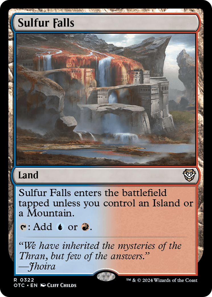 Sulfur Falls (322) [Outlaws of Thunder Junction Commander] - Deck Out Gaming