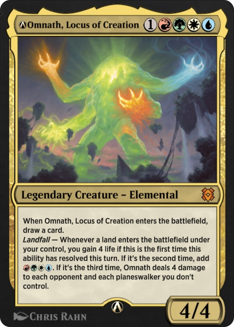 A-Omnath, Locus of Creation (A-232) [Zendikar Rising] - Deck Out Gaming