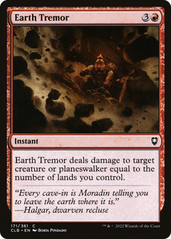 Earth Tremor (171) [Commander Legends: Battle for Baldur's Gate] foil - Deck Out Gaming