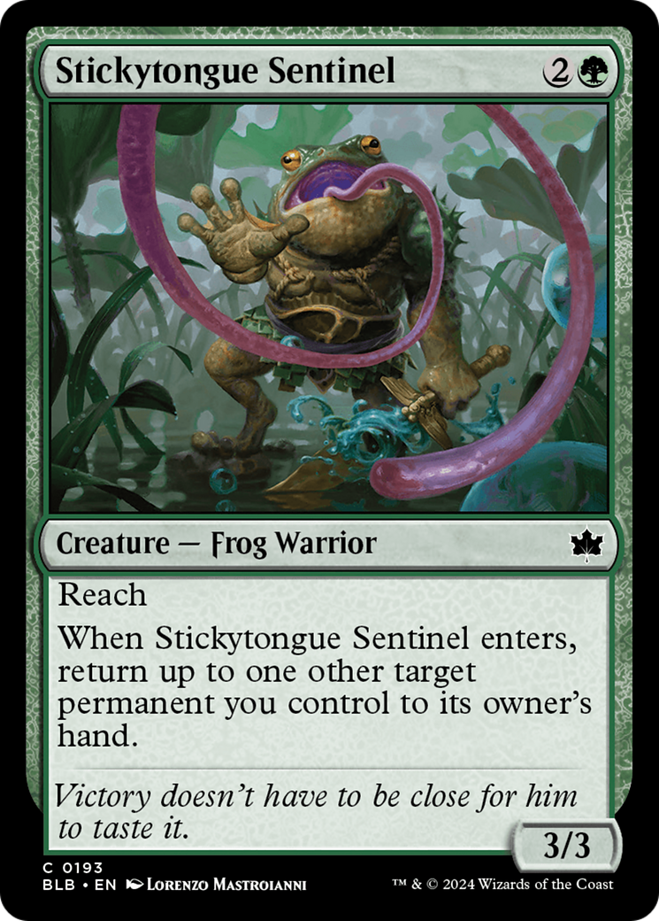 Stickytongue Sentinel (193) [Bloomburrow] foil - Deck Out Gaming