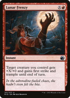 Lunar Frenzy (147) [Innistrad: Midnight Hunt] foil - Deck Out Gaming
