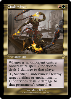 Cindervines (Retro Frame) (360) [Ravnica Remastered] foil - Deck Out Gaming
