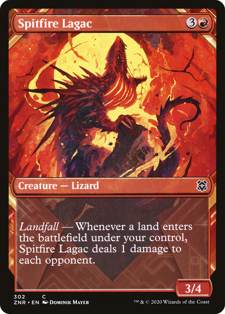 Spitfire Lagac (Showcase) (302) [Zendikar Rising] - Deck Out Gaming