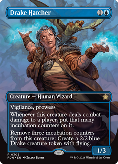 Drake Hatcher (Borderless) (306) [Foundations] - Deck Out Gaming