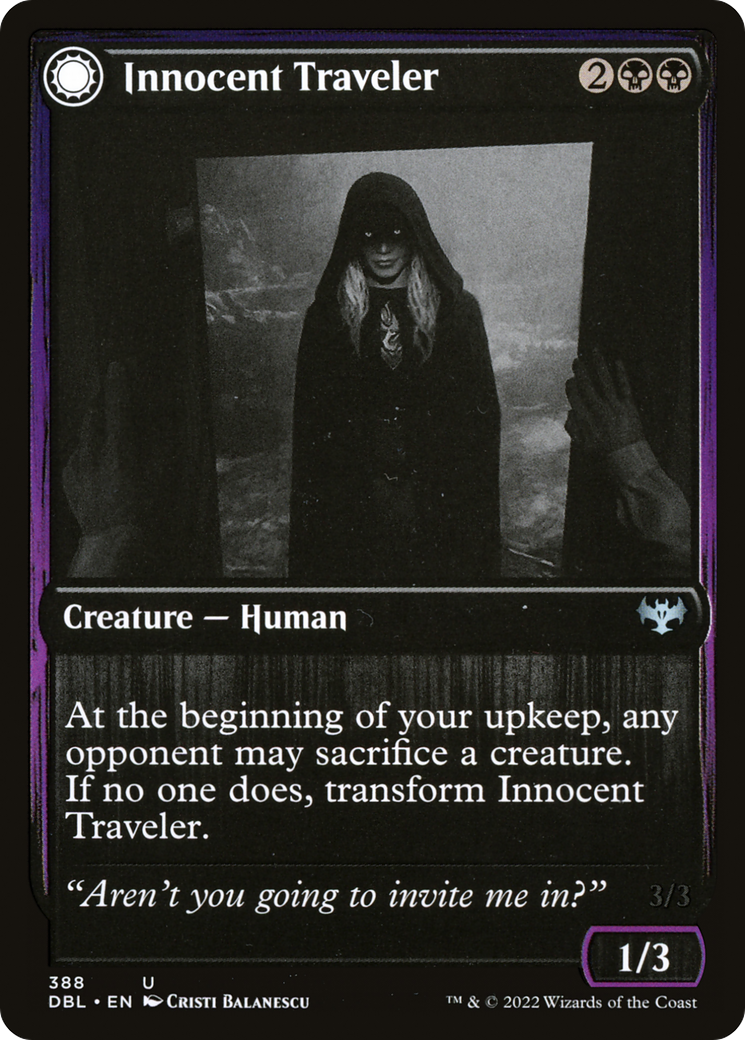Innocent Traveler (388) [Innistrad: Double Feature] foil - Deck Out Gaming