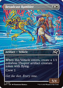 Broadcast Rambler (Borderless) (293) [Aetherdrift] - Deck Out Gaming