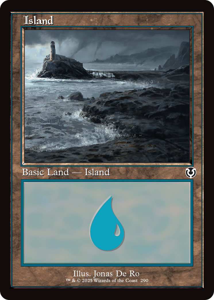 Island (290) (Retro Frame) (290) [Innistrad Remastered] - Deck Out Gaming