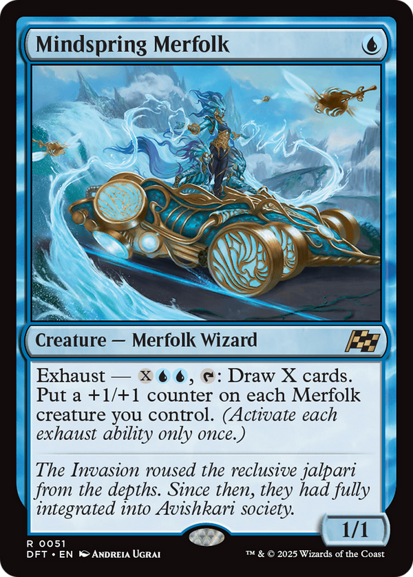 Mindspring Merfolk (51) [Aetherdrift] - Deck Out Gaming