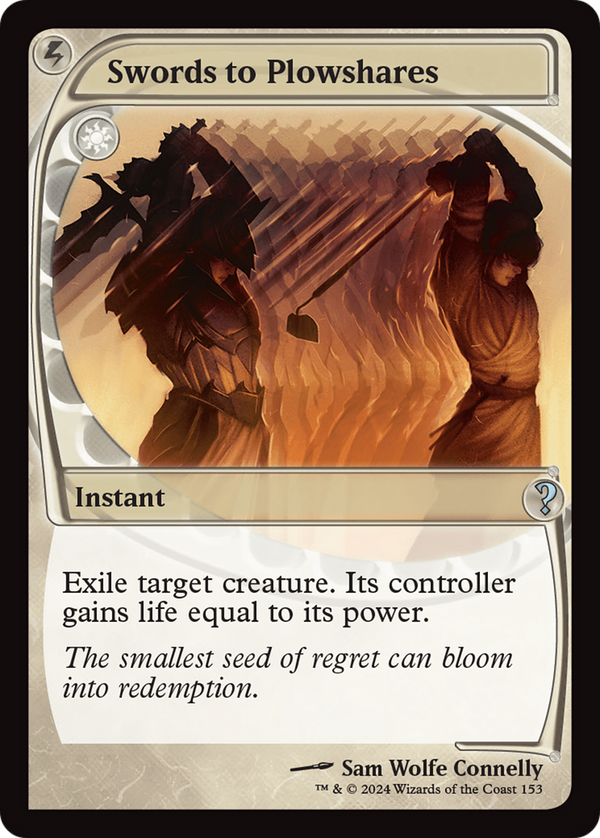 Swords to Plowshares (Future Sight) (153) [Mystery Booster 2] foil - Deck Out Gaming