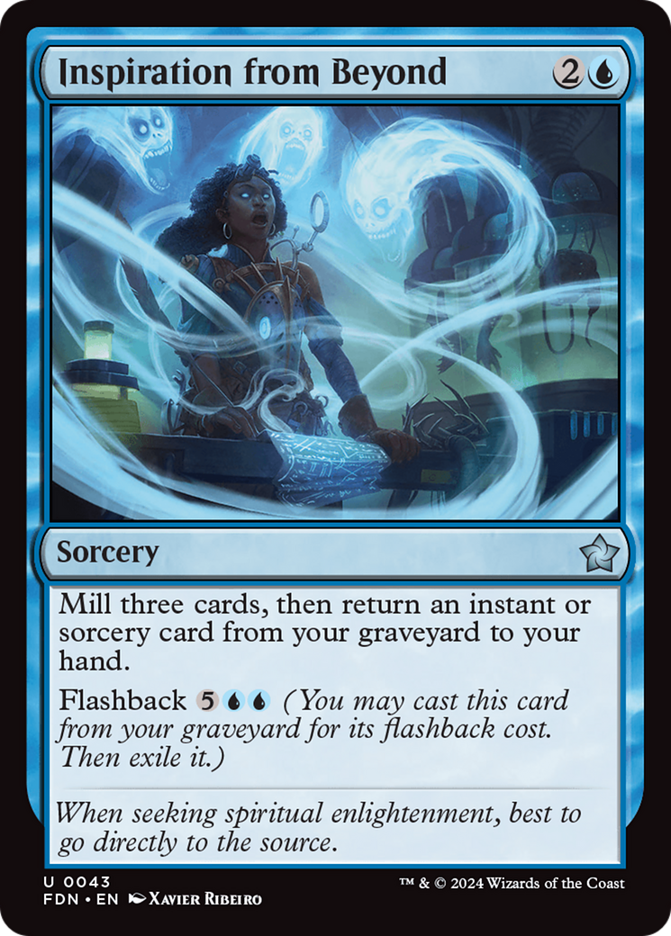 Inspiration from Beyond (43) [Foundations] foil - Deck Out Gaming