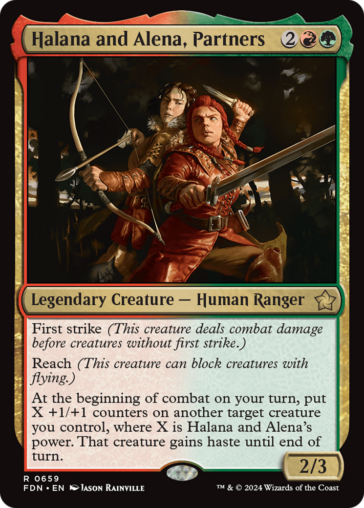 Halana and Alena, Partners (659) [Foundations] - Deck Out Gaming