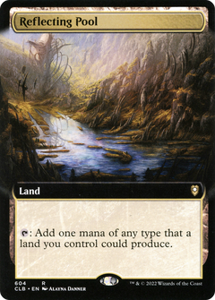 Reflecting Pool (Extended Art) (604) [Commander Legends: Battle for Baldur's Gate] foil - Deck Out Gaming