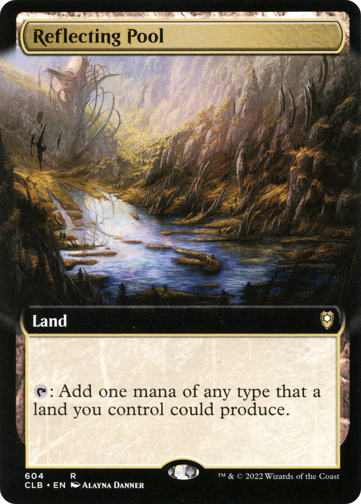 Reflecting Pool (Extended Art) (604) [Commander Legends: Battle for Baldur's Gate] foil - Deck Out Gaming
