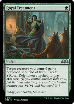 Royal Treatment (183) [Wilds of Eldraine] foil - Deck Out Gaming