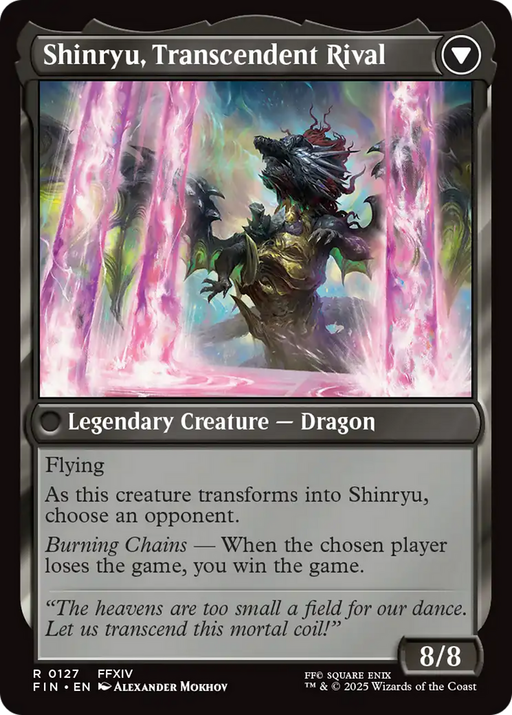 Zenos yae Galvus // Shinryu, Transcendent Rival (127) [FINAL FANTASY] - Deck Out Gaming