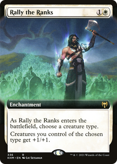 Rally the Ranks (Extended Art) (336) [Kaldheim] - Deck Out Gaming