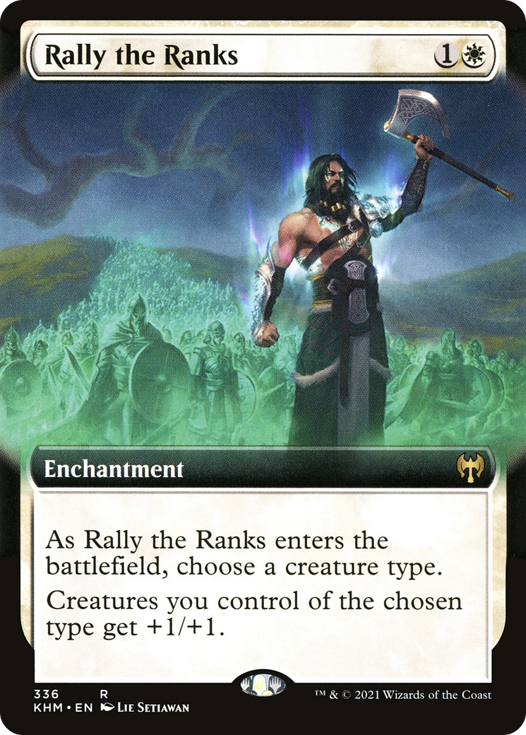 Rally the Ranks (Extended Art) (336) [Kaldheim] - Deck Out Gaming