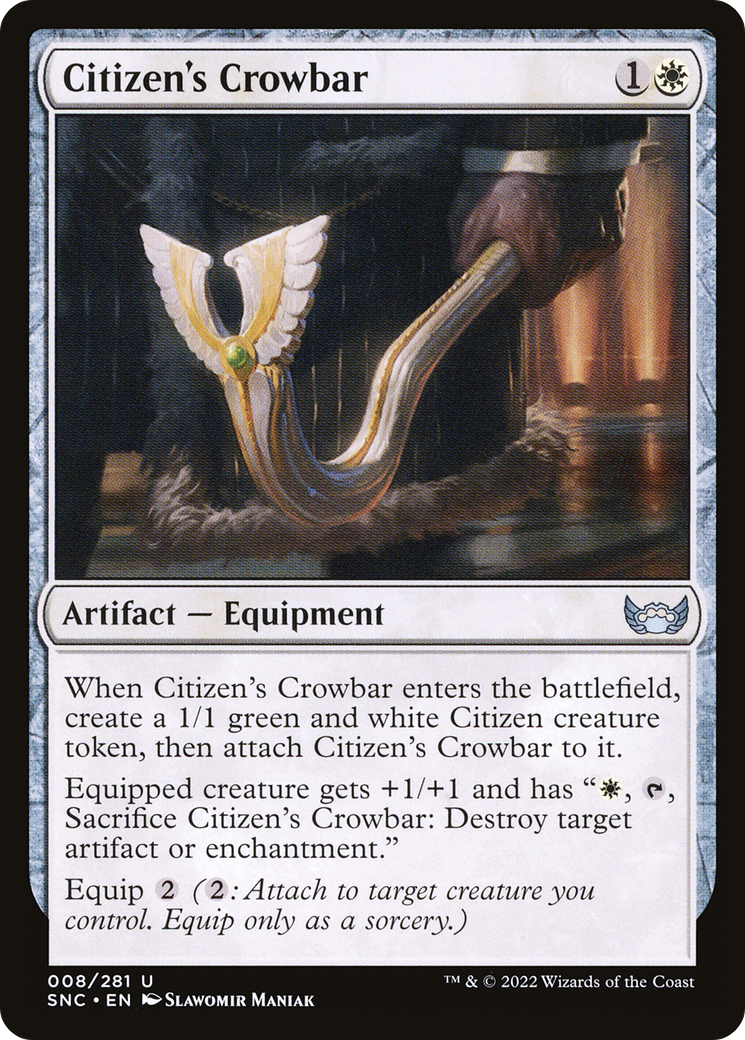 Citizen's Crowbar (8) [Streets of New Capenna] foil - Deck Out Gaming