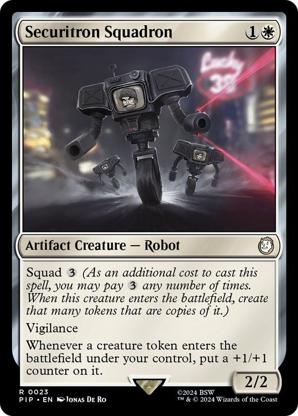 Securitron Squadron (23) [Fallout] foil - Deck Out Gaming