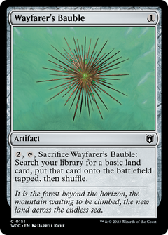 Wayfarer's Bauble (151) [Wilds of Eldraine Commander] - Deck Out Gaming