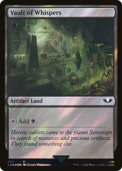 Vault of Whispers (Surge Foil) (305) [Warhammer 40,000 Commander] foil - Deck Out Gaming