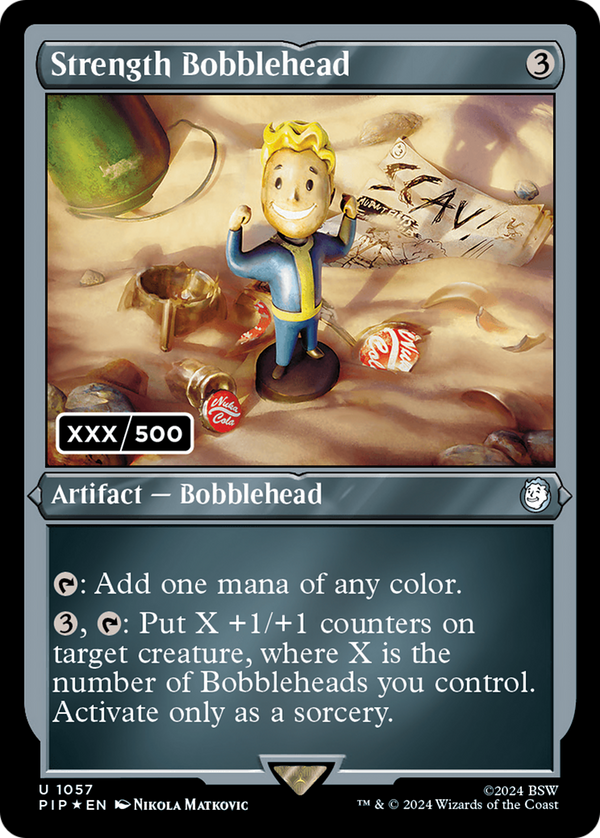 Strength Bobblehead (Serial Numbered) (1057) [Fallout] foil - Deck Out Gaming