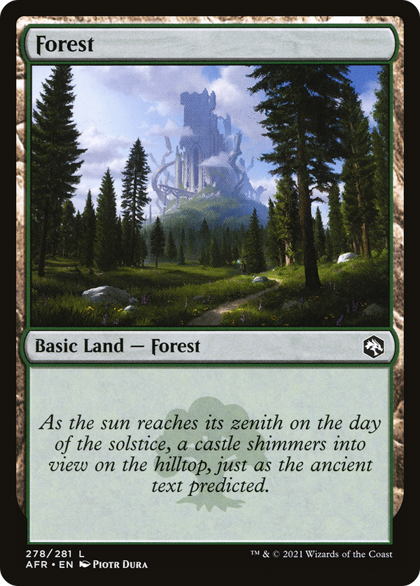 Forest (278) (278) [Adventures in the Forgotten Realms] foil - Deck Out Gaming