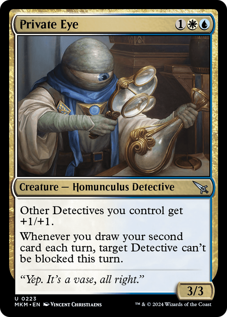 Private Eye (223) [Murders at Karlov Manor] foil - Deck Out Gaming