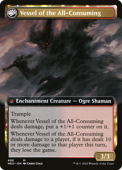 Hidetsugu Consumes All (Extended Art) (486) [Kamigawa: Neon Dynasty] foil - Deck Out Gaming