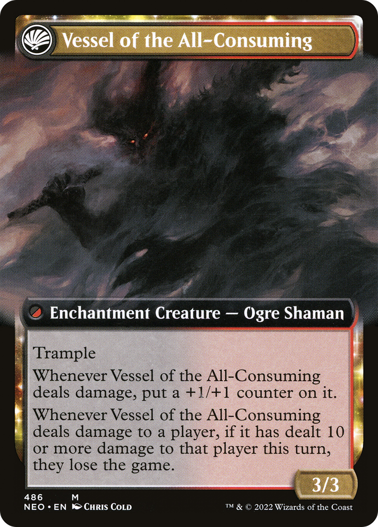 Hidetsugu Consumes All (Extended Art) (486) [Kamigawa: Neon Dynasty] foil - Deck Out Gaming