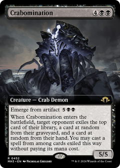 Crabomination (Extended Art) (452) [Modern Horizons 3] foil - Deck Out Gaming