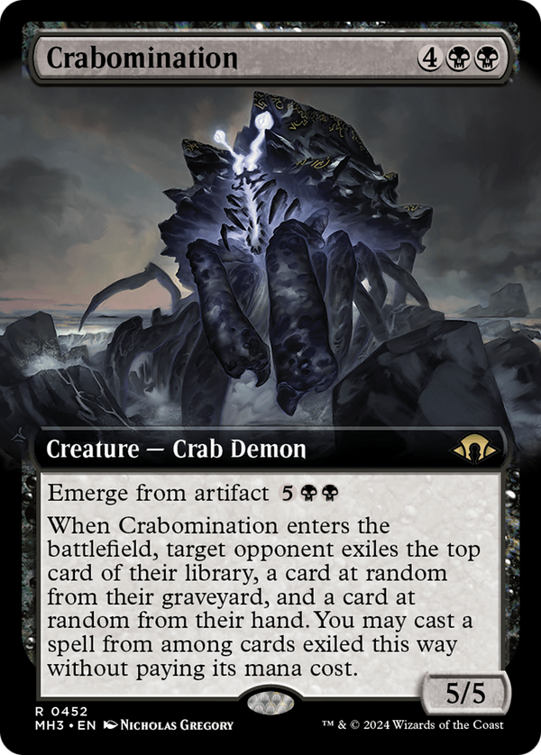Crabomination (Extended Art) (452) [Modern Horizons 3] foil - Deck Out Gaming
