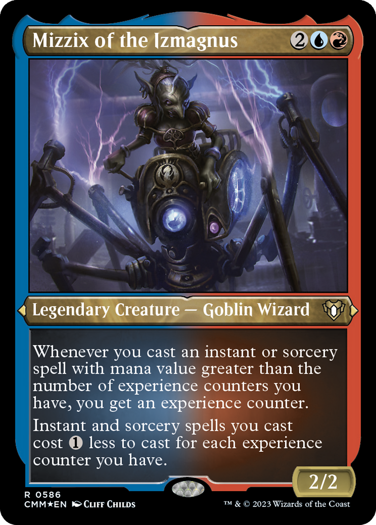 Mizzix of the Izmagnus (586) [Commander Masters] etched - Deck Out Gaming