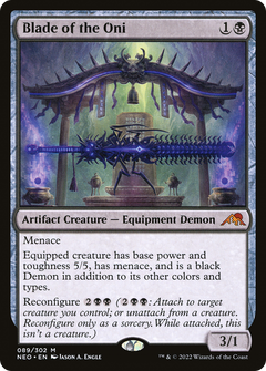 Blade of the Oni (89) [Kamigawa: Neon Dynasty] foil - Deck Out Gaming