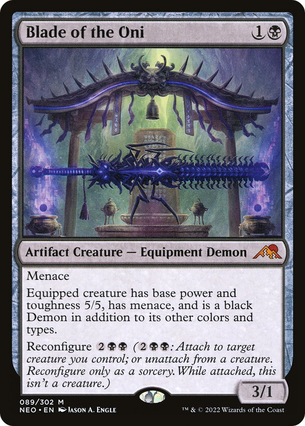 Blade of the Oni (89) [Kamigawa: Neon Dynasty] - Deck Out Gaming