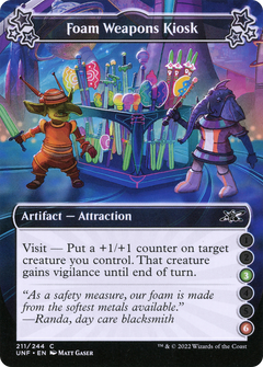 Foam Weapons Kiosk (3-6) (211) [Unfinity] foil - Deck Out Gaming