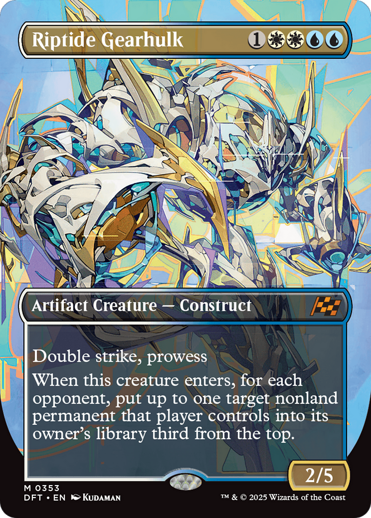 Riptide Gearhulk (Borderless) (353) [Aetherdrift] - Deck Out Gaming