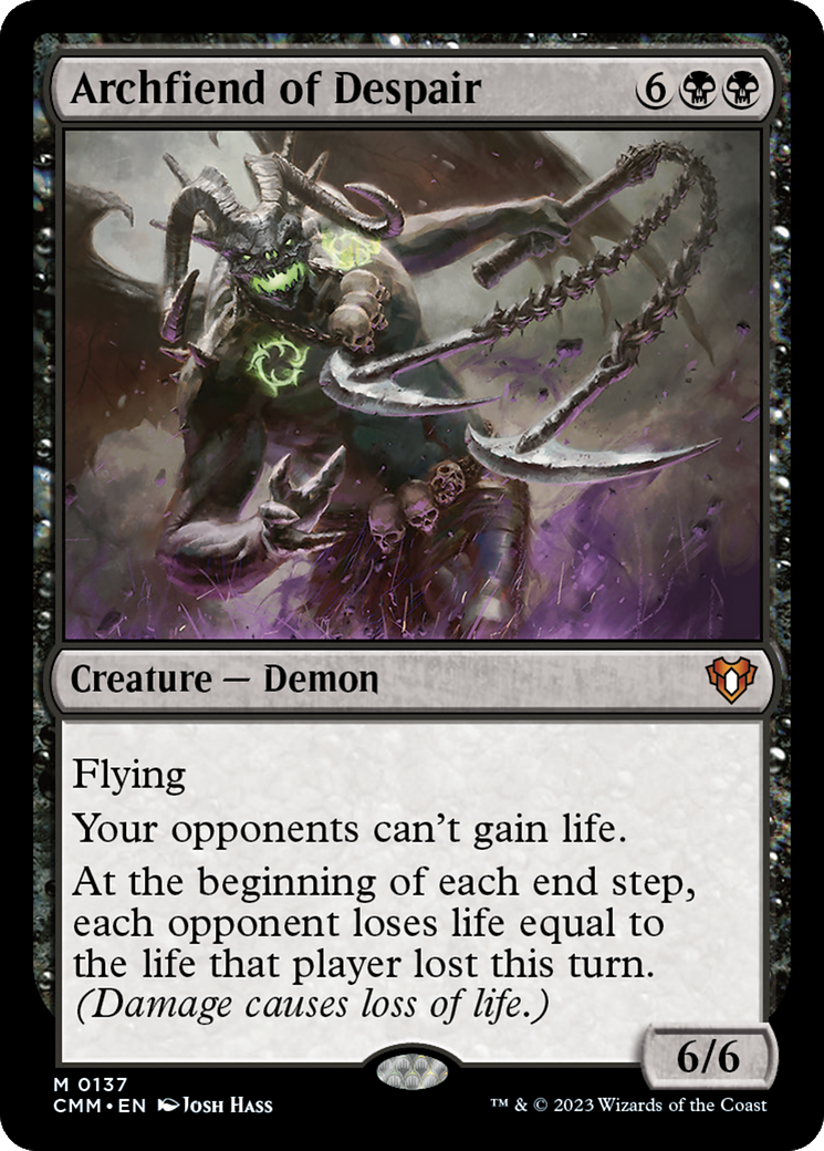 Archfiend of Despair (137) [Commander Masters] - Deck Out Gaming