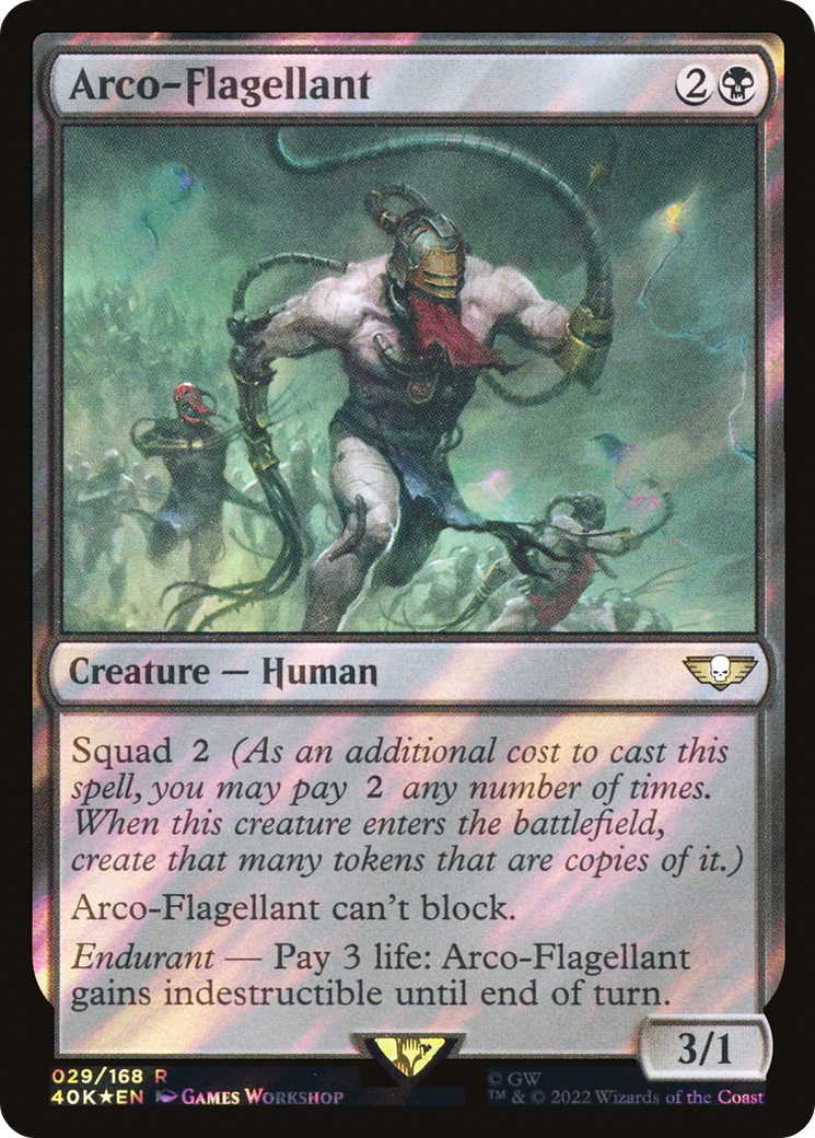 Arco-Flagellant (Surge Foil) (29) [Warhammer 40,000 Commander] foil - Deck Out Gaming