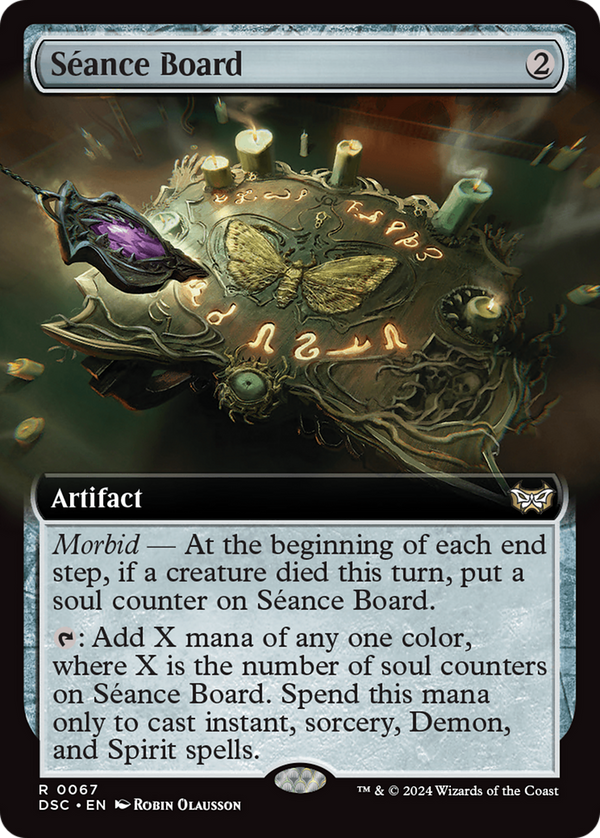 Seance Board (Extended Art) (67) [Duskmourn: House of Horror Commander] - Deck Out Gaming