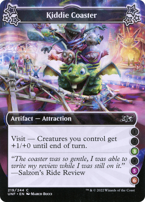 Kiddie Coaster (3-5-6) (219) [Unfinity] foil - Deck Out Gaming