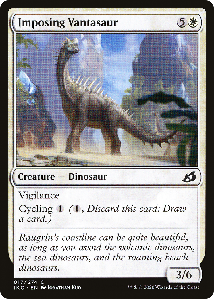 Imposing Vantasaur (17) [Ikoria: Lair of Behemoths] - Deck Out Gaming