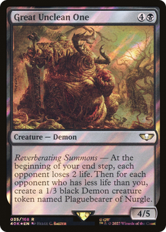 Great Unclean One (Surge Foil) (35) [Warhammer 40,000 Commander] foil - Deck Out Gaming