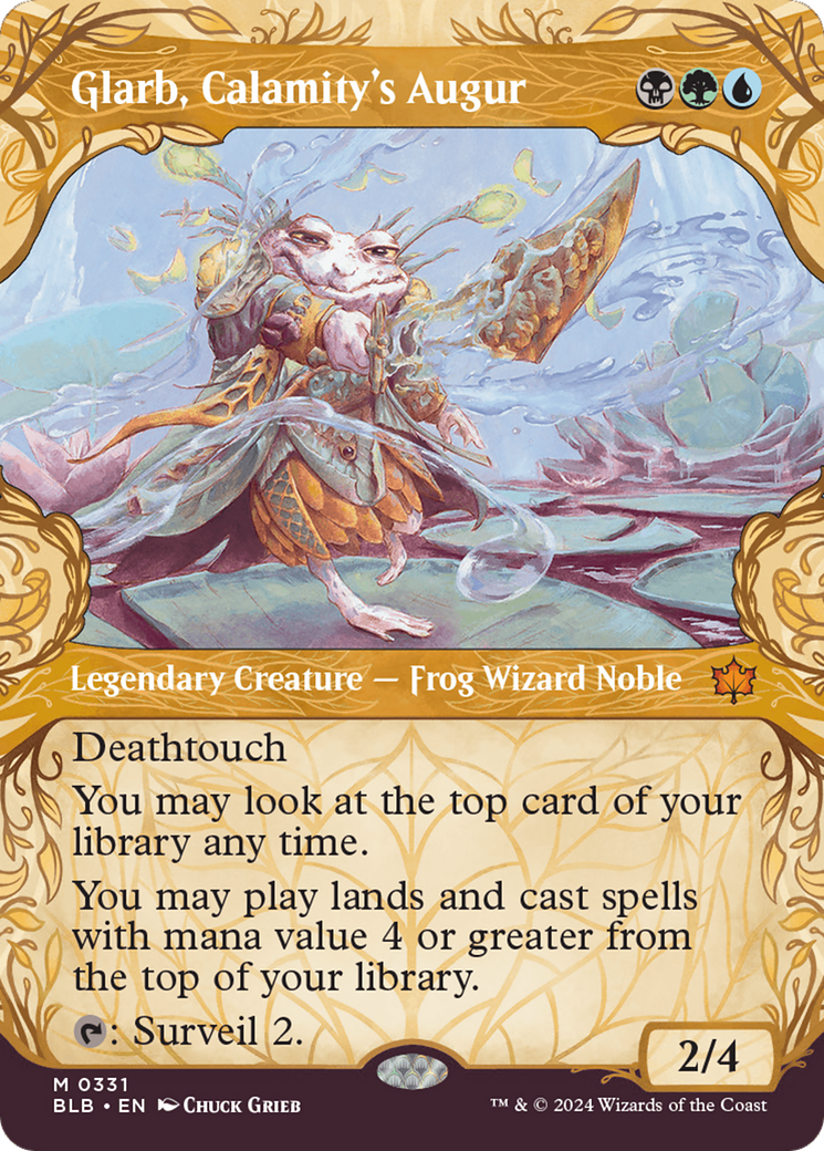 Glarb, Calamity's Augur (Showcase) (331) [Bloomburrow] - Deck Out Gaming