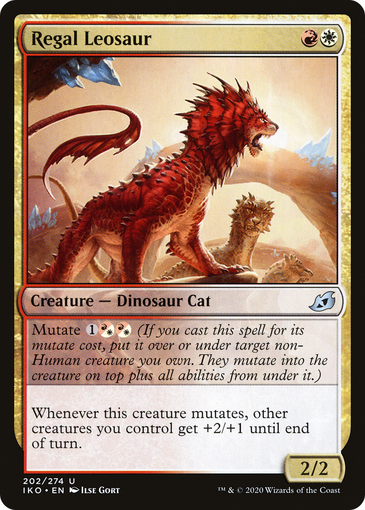 Regal Leosaur (202) [Ikoria: Lair of Behemoths] - Deck Out Gaming